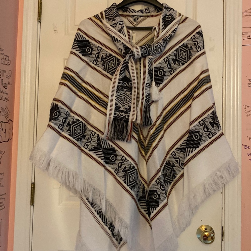 Tejidos Diaz Wool Acrylic Poncho